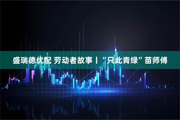 盛瑞德优配 劳动者故事丨“只此青绿”苗师傅